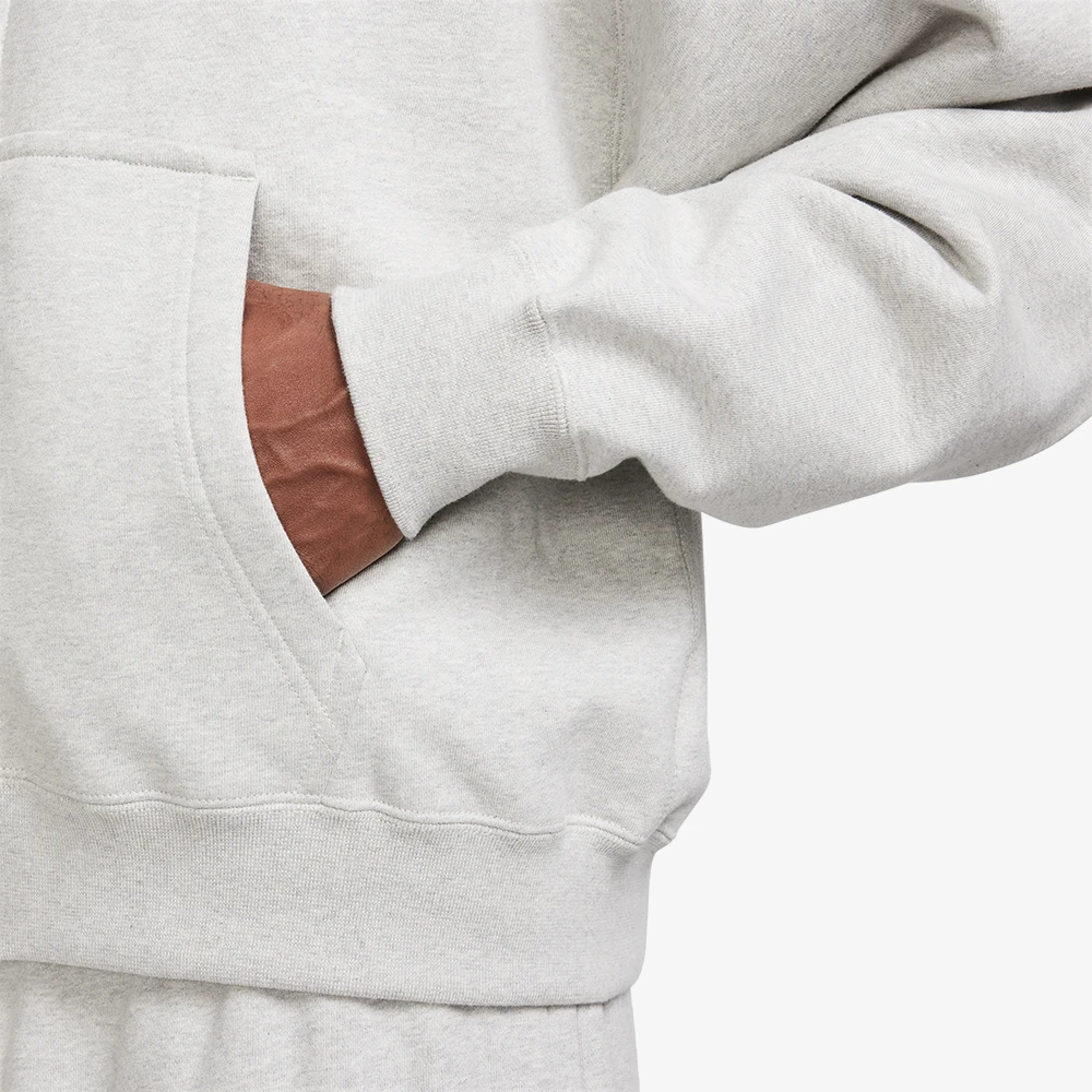 Nike x Stüssy Full-zip Fleece Hoodie 'Grey'