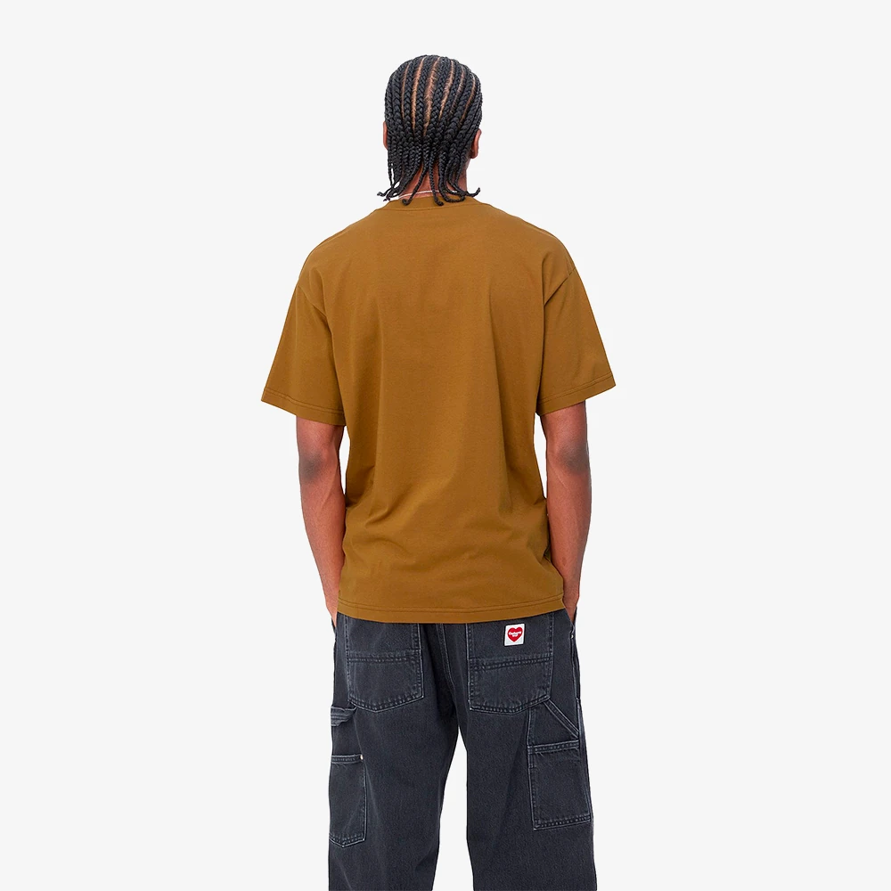Carhartt WIP S/S Heart Patch T-Shirt 'Deep Hamilton Brown'